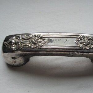 old Alvin RC-51 Silverplated Rotary Telephone Handset Cover